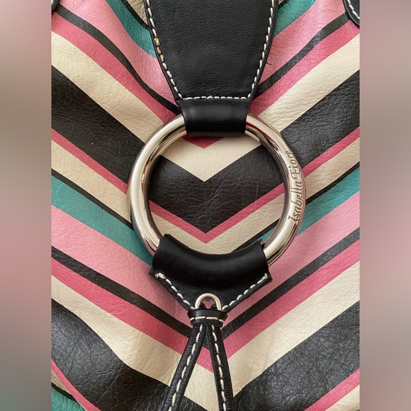 Vintage Isabella Fiore Boho Stripe Shela Bag - Picture 3 of 6